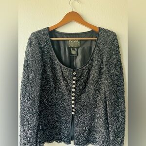 Escada Couture Black Blazer & Skirt Set – EU 36 | Formal / Elegant / Designer